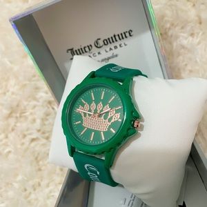 RARE NEW Green Silicon Juicy Couture Crown Watch💚👑💎